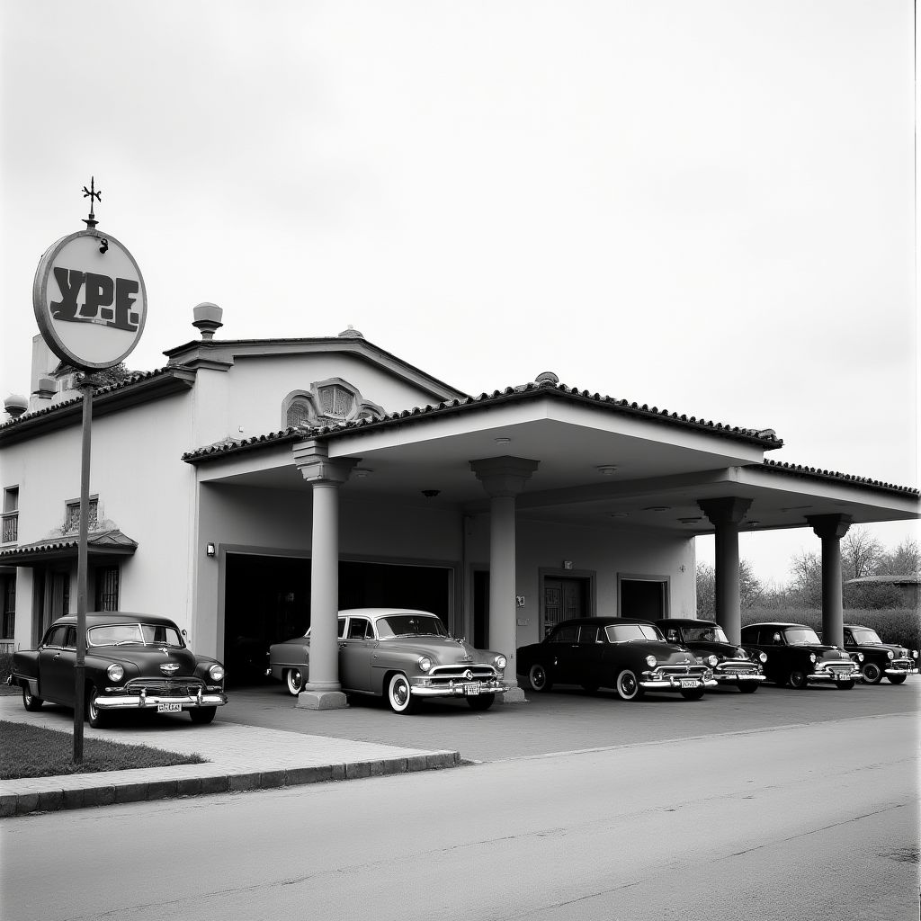 Estación de servicio YPF histórica