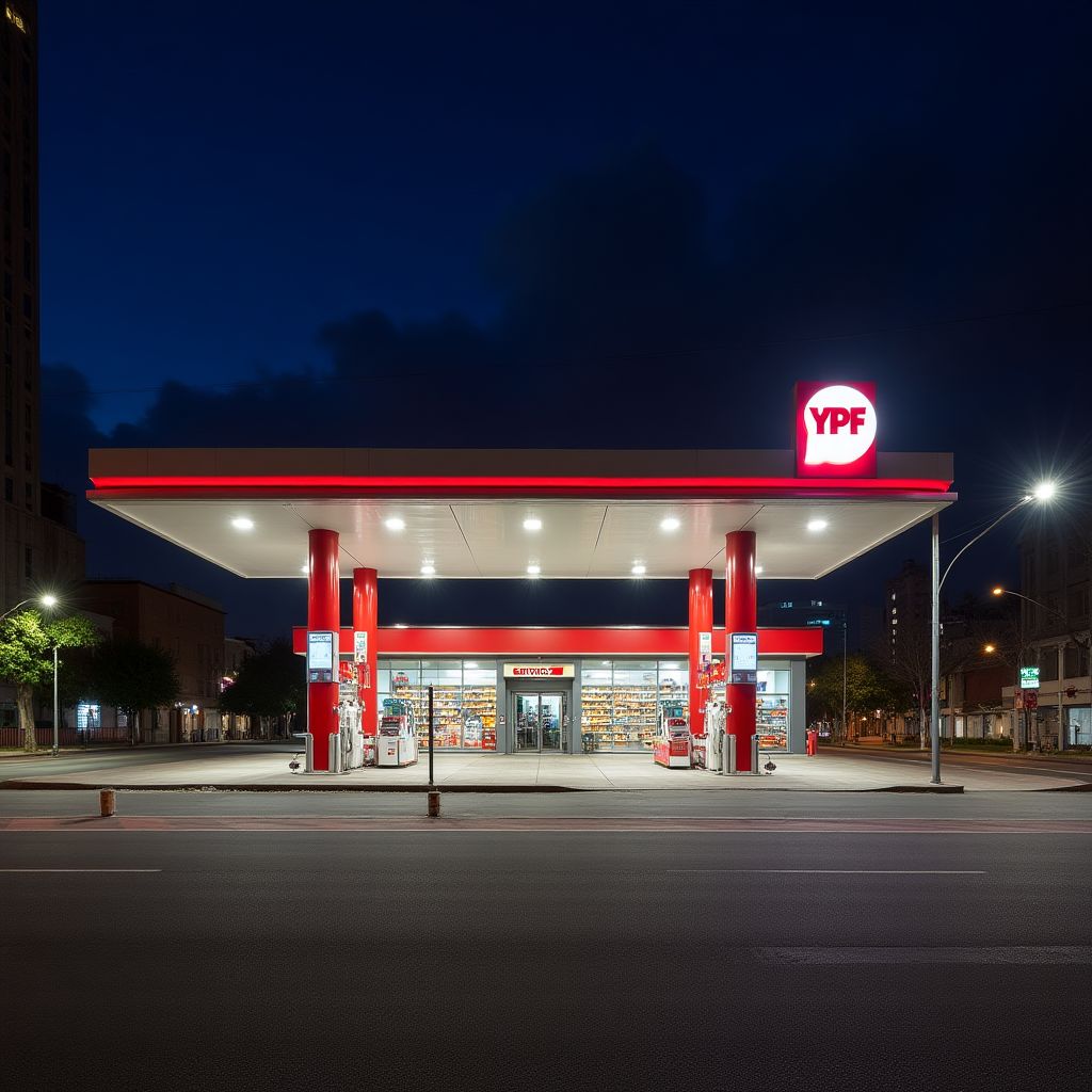 Estación YPF urbana